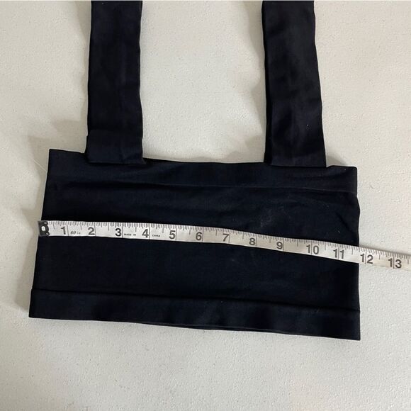 Intimately Free People Black Straight Lines Bralette Bra Size M/L New - Picture 14 of 15